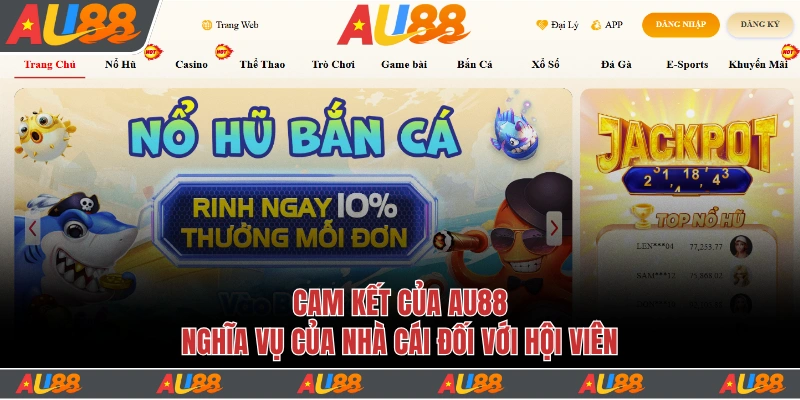 Nhà cái cam kết nghĩa vụ đối với hội viên