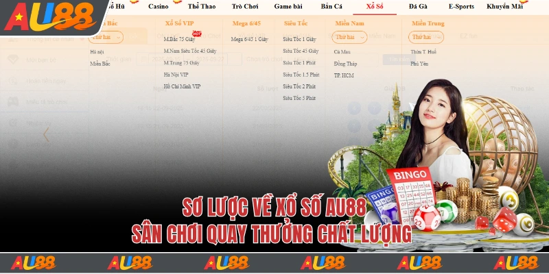 Xổ Số Au88 - Tỷ Lệ Thưởng Siêu Cao, Giàu Sang Nhanh Chóng 1 Sơ lược về sân chơi xổ số Au88 chất lượng