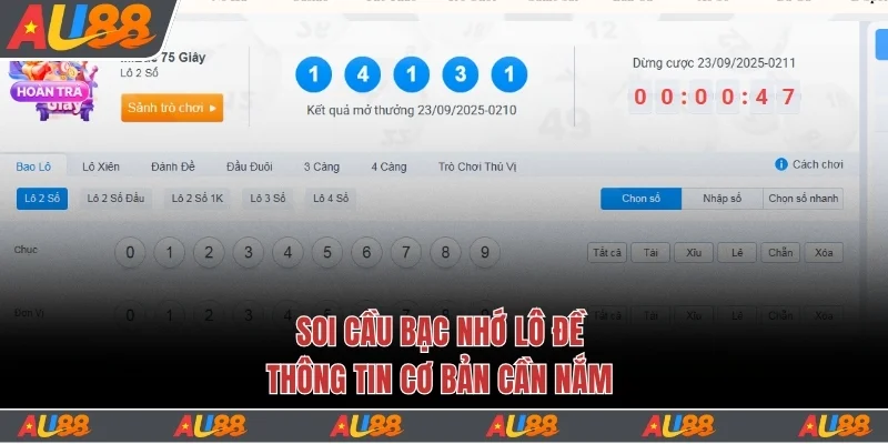 Bí Quyết Soi Cầu Bạc Nhớ Lô Đề Thắng Lớn Của Chuyên Gia 2 Thông tin chung về soi cầu bạc nhớ lô đề